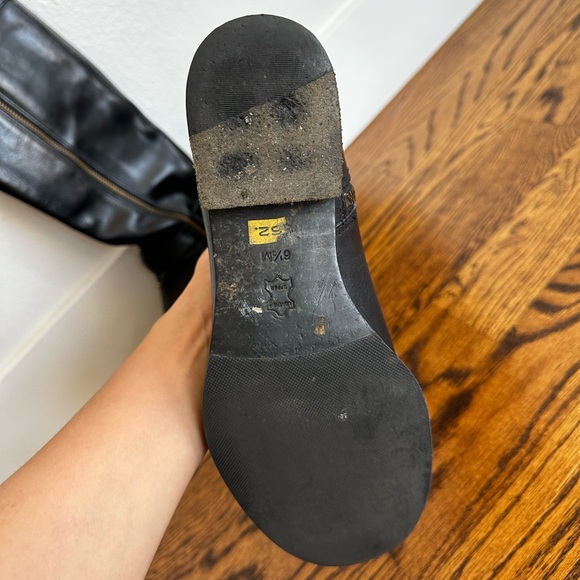 Tory Burch black leather high boots - Picture 2 of 5